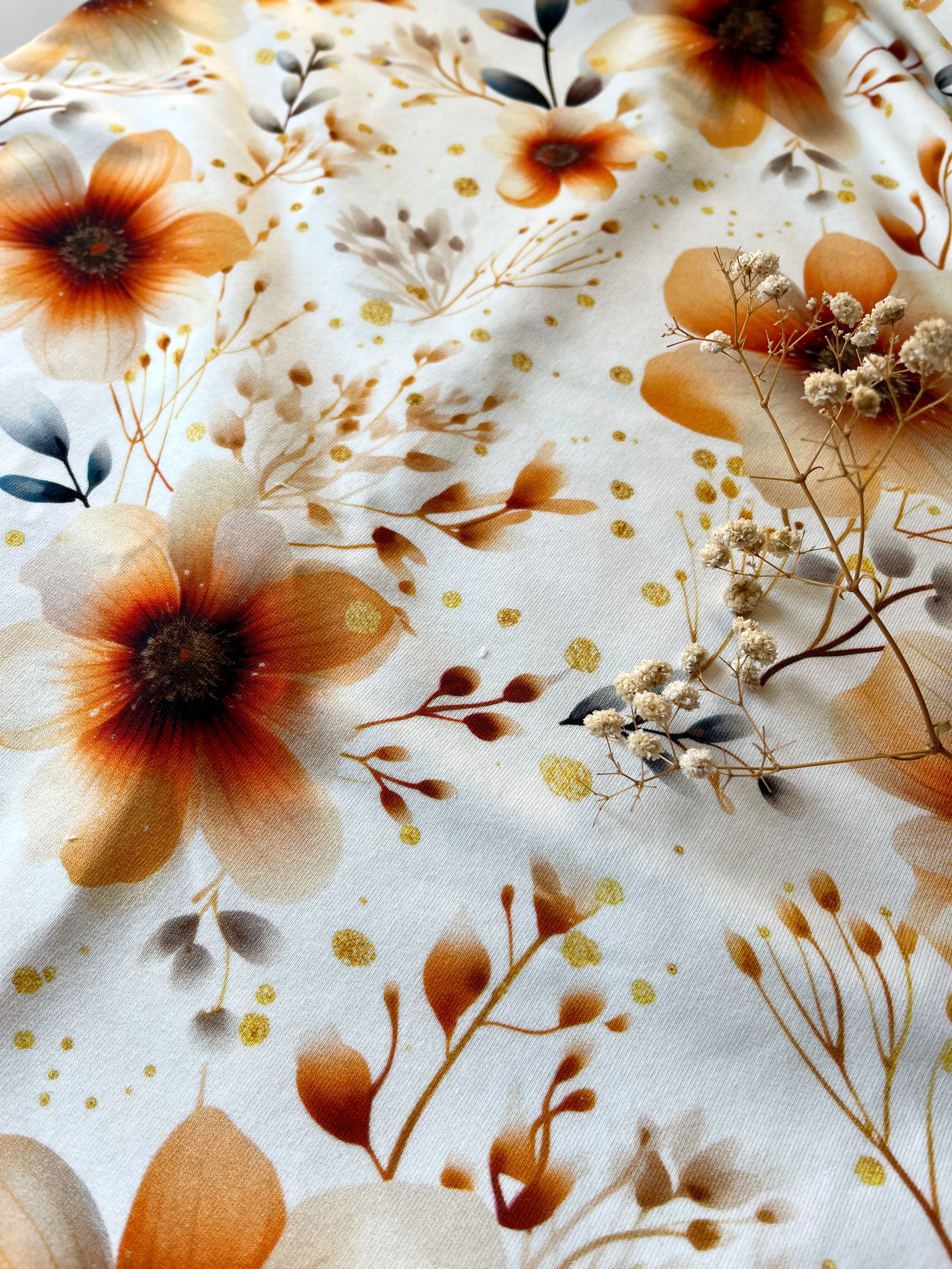 Orange Herbstblumen